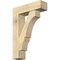 Ekena Millwork Balboa Block Rough Sawn Bracket w/ Offset Brace, Douglas Fir, 8"W x 28"D x 40"H BKT0806X28X40BOA05RDF - alternate 1